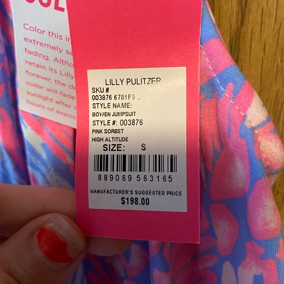 Lilly Pulitzer Bowen Jumpsuit NWT - Picture 2 of 4
